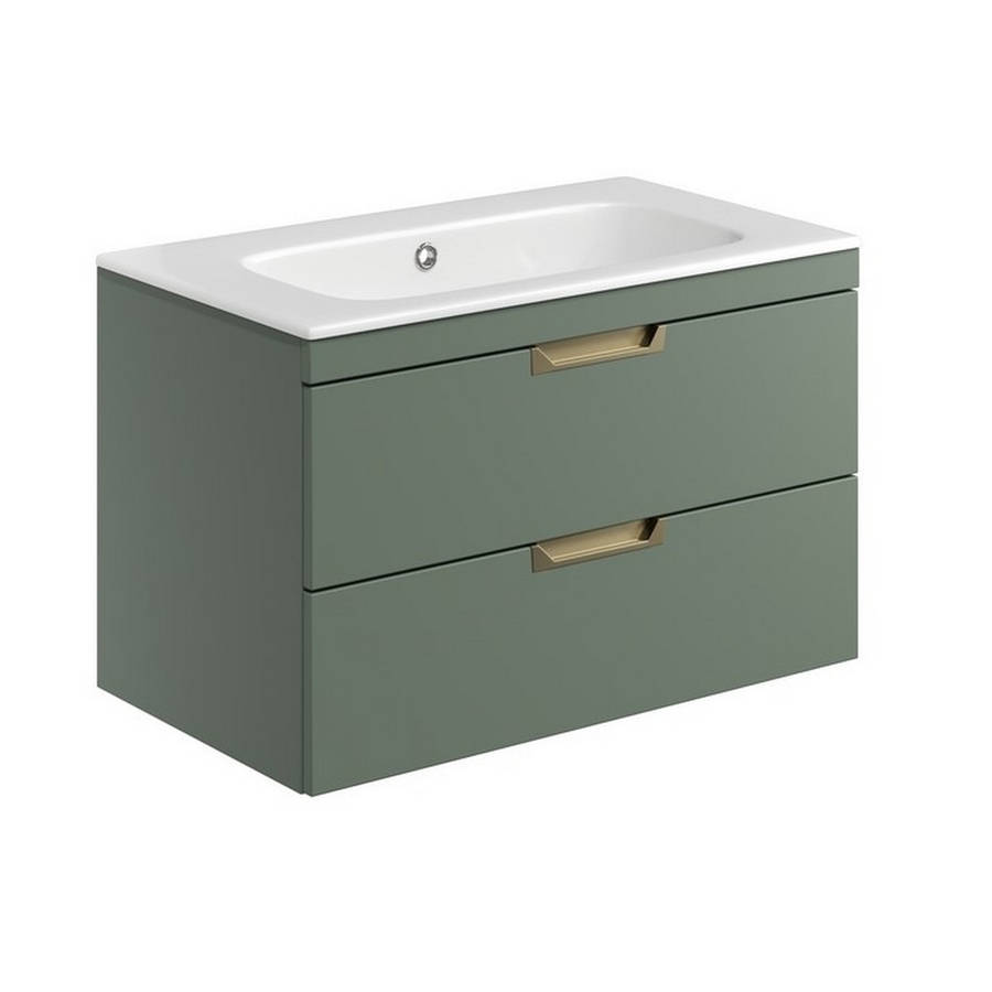 Scudo Aubrey 800mm Reed Green Vanity Unit and Basin