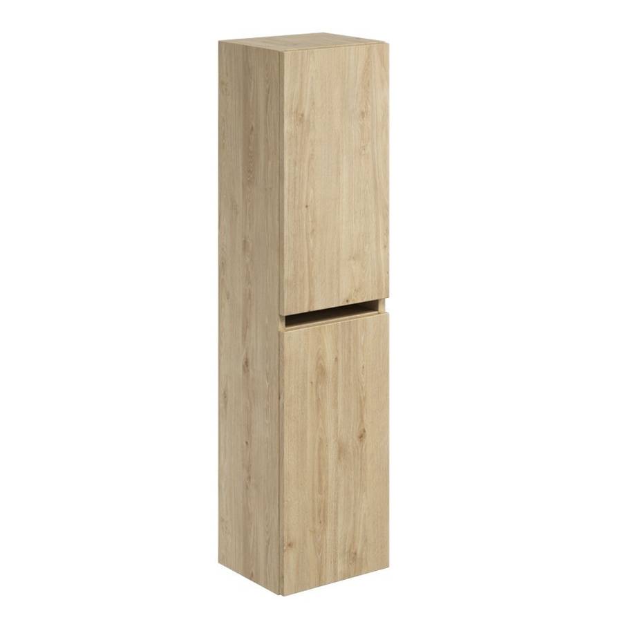 Scudo Aubrey 300mm Davos Oak Tall Boy Cabinet
