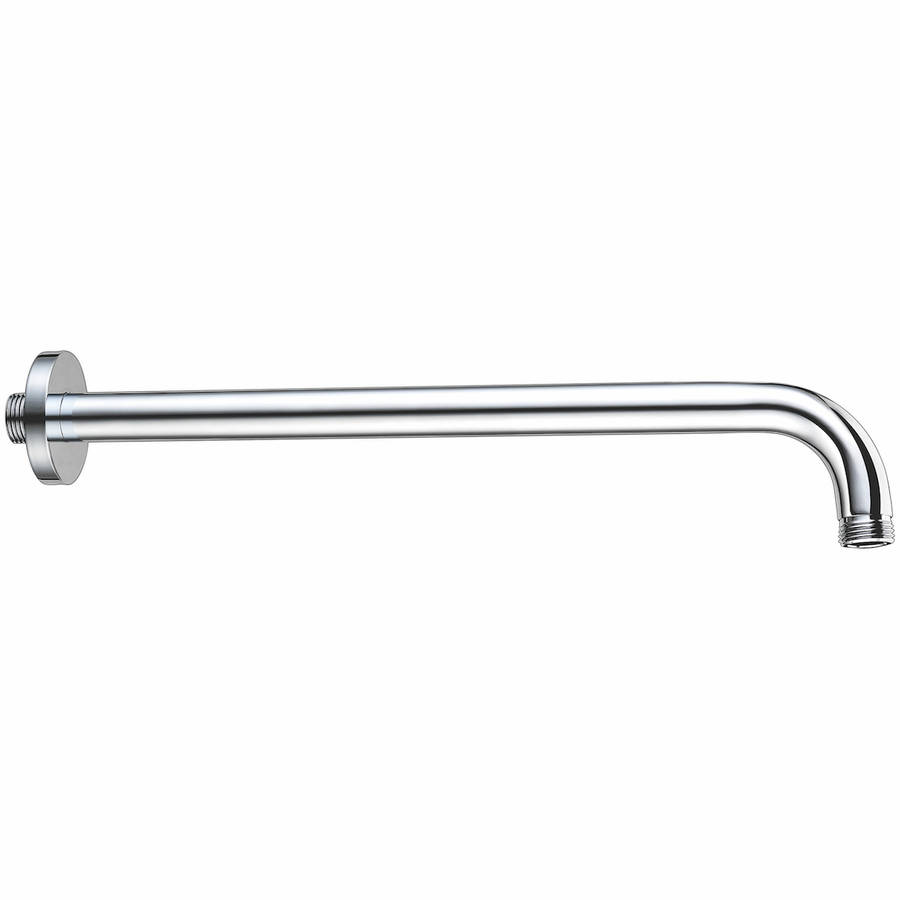 Scudo Chrome Round Extended Shower Wall Arm