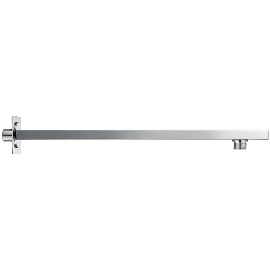 Scudo Chrome Square Extended Shower Wall Arm