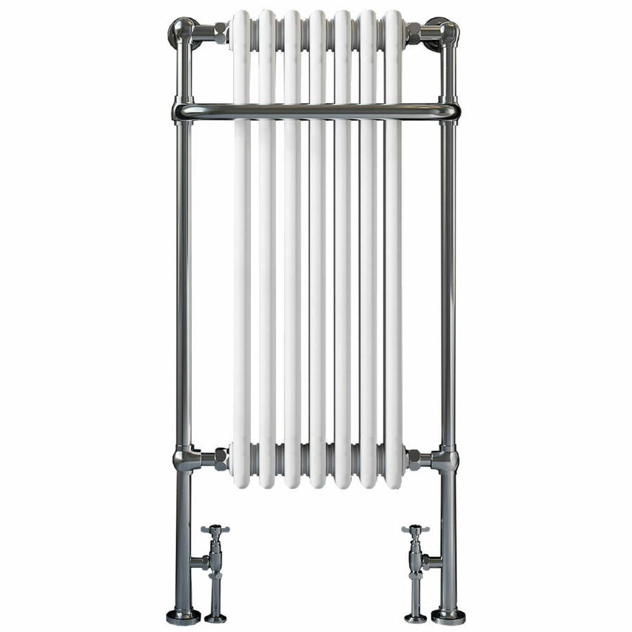 Scudo Ilkley 1130 x 554mm 7 Column Traditional Towel Rail
