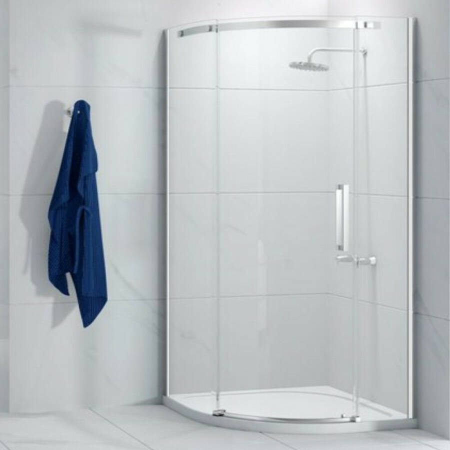 Merlyn Ionic Essence Frameless Left Hand 900mm One Door Quadrant Shower Enclosure