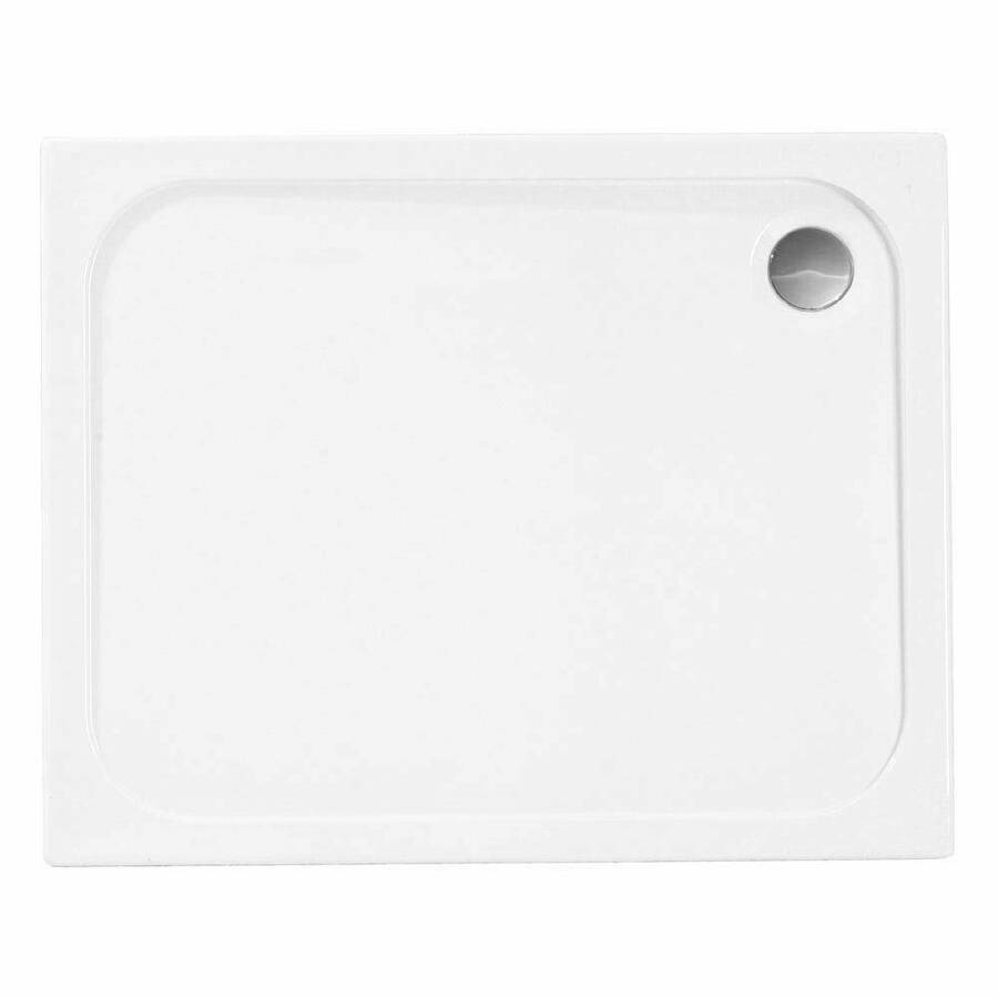 Merlyn Touchstone 900 x 800mm White Rectangular Shower Tray