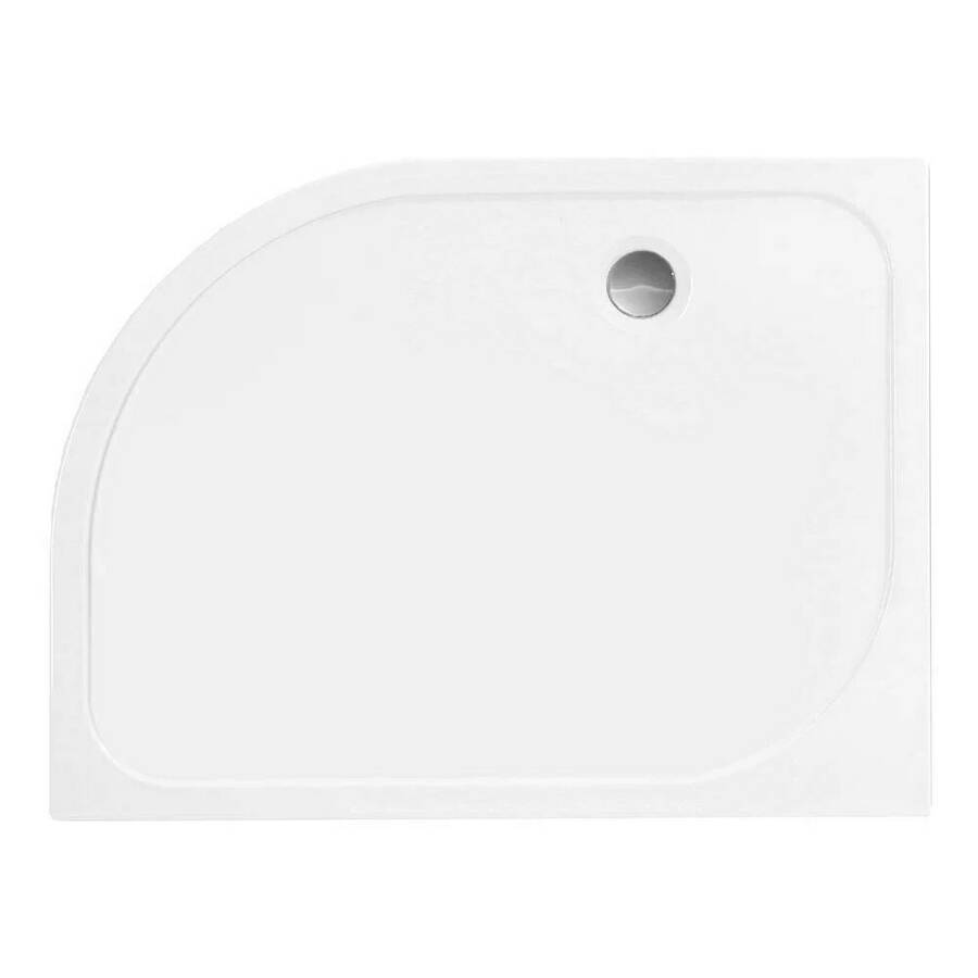 Merlyn MStone 900 x 760mm Right Hand Offset Quadrant Shower Tray