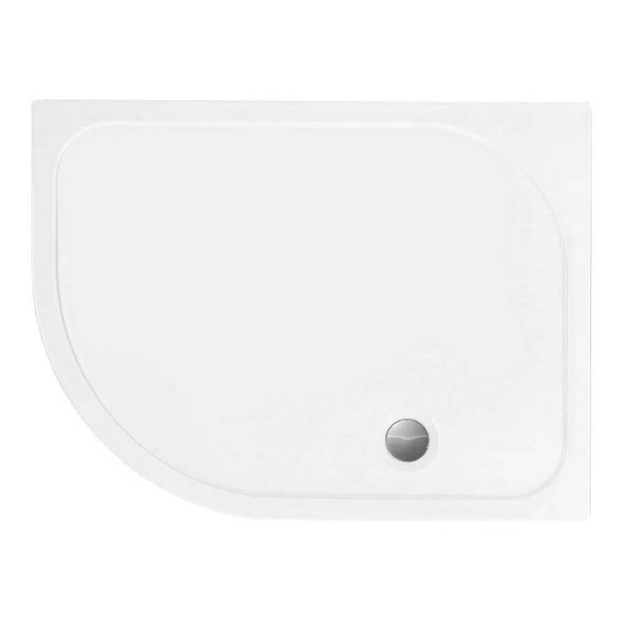 Merlyn Touchstone 1200 x 900mm White LH Offset Quadrant Shower Tray