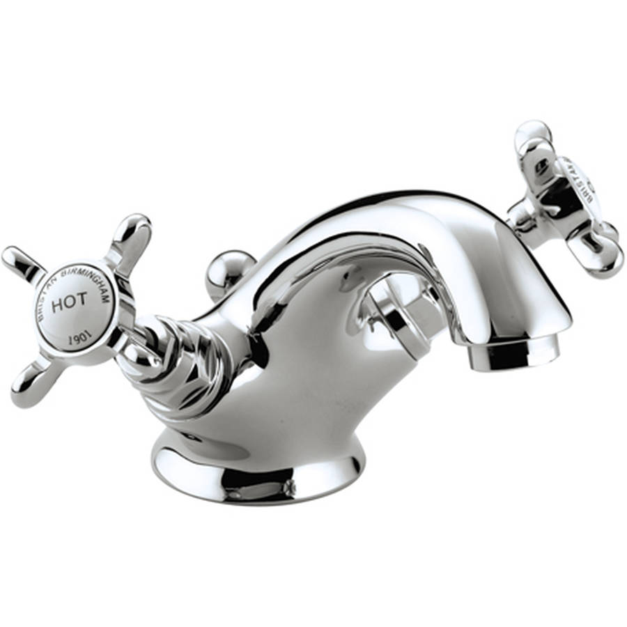 WS-Bristan 1901 Chrome Basin Mixer with Pop-Up Waste-1