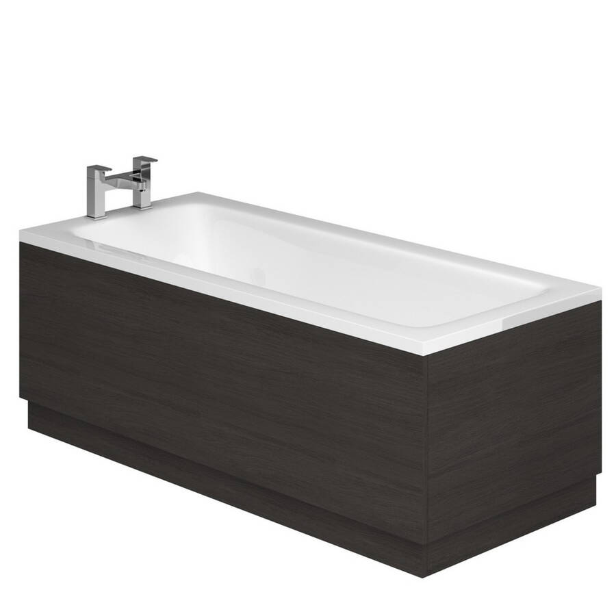 Essential Vermont Grey 1800mm Front Bath Panel
