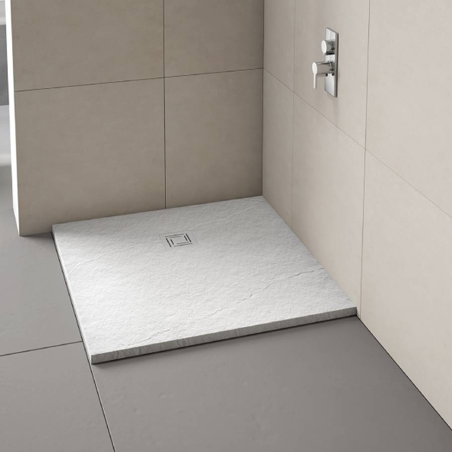 Merlyn Truestone White 900 x 900mm Square Shower Tray