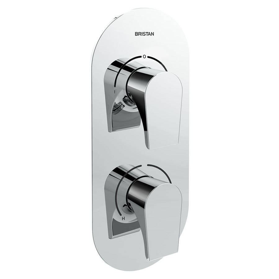 Bristan-Hourglass-Recessed-Thermostatic-Two-Outlet-Diverter-Shower-Valve