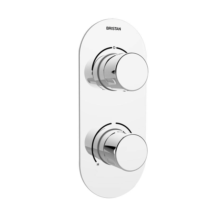 Bristan-Exodus-Recessed-Thermostatic-Two-Outlet-Diverter-Shower-Valve