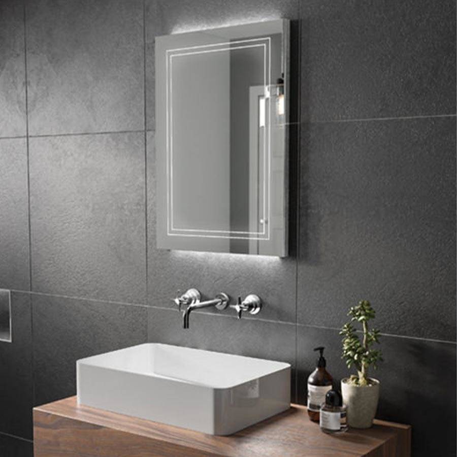 HiB Outline 50 LED Bathroom Mirror-2