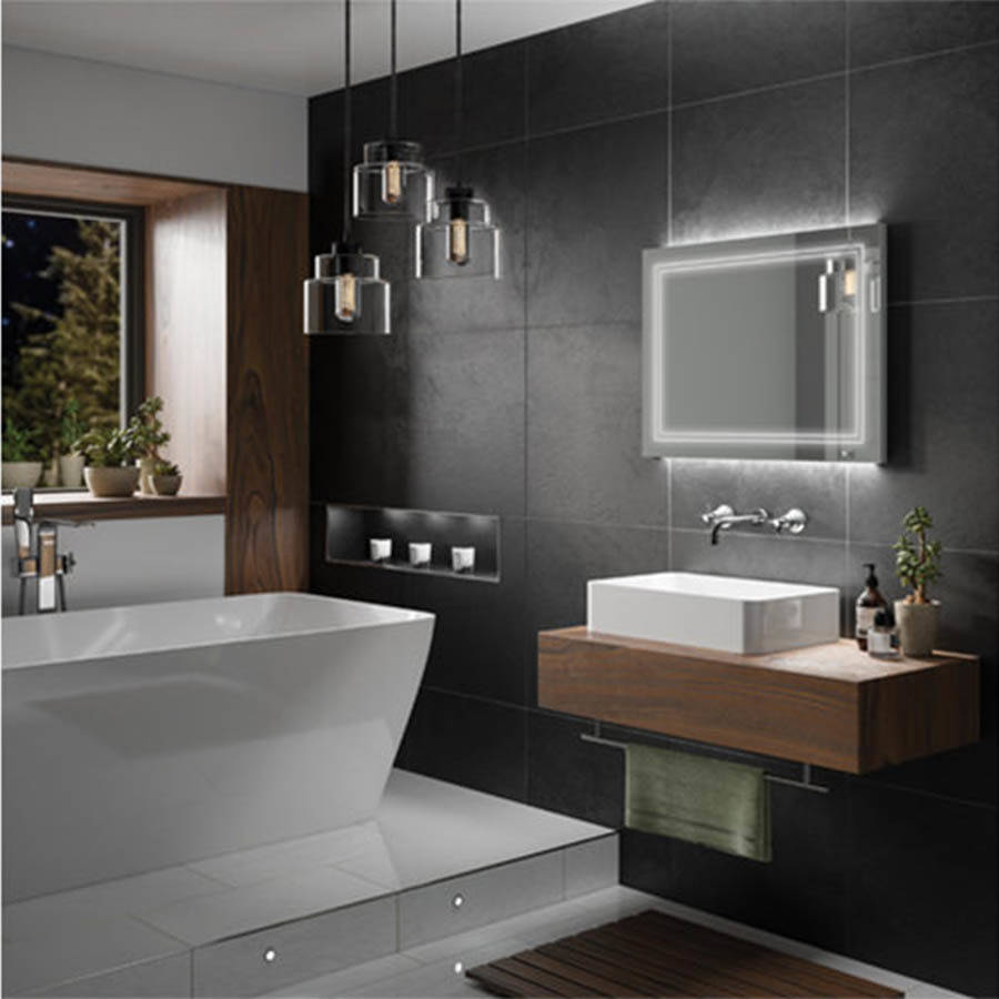 HiB Outline 80 LED Bathroom Mirror-3