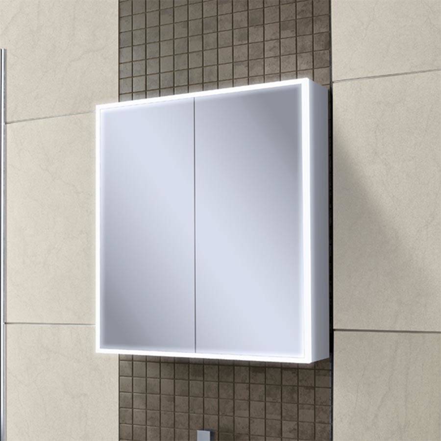 HiB Qubic 60 LED Mirror Cabinet-2