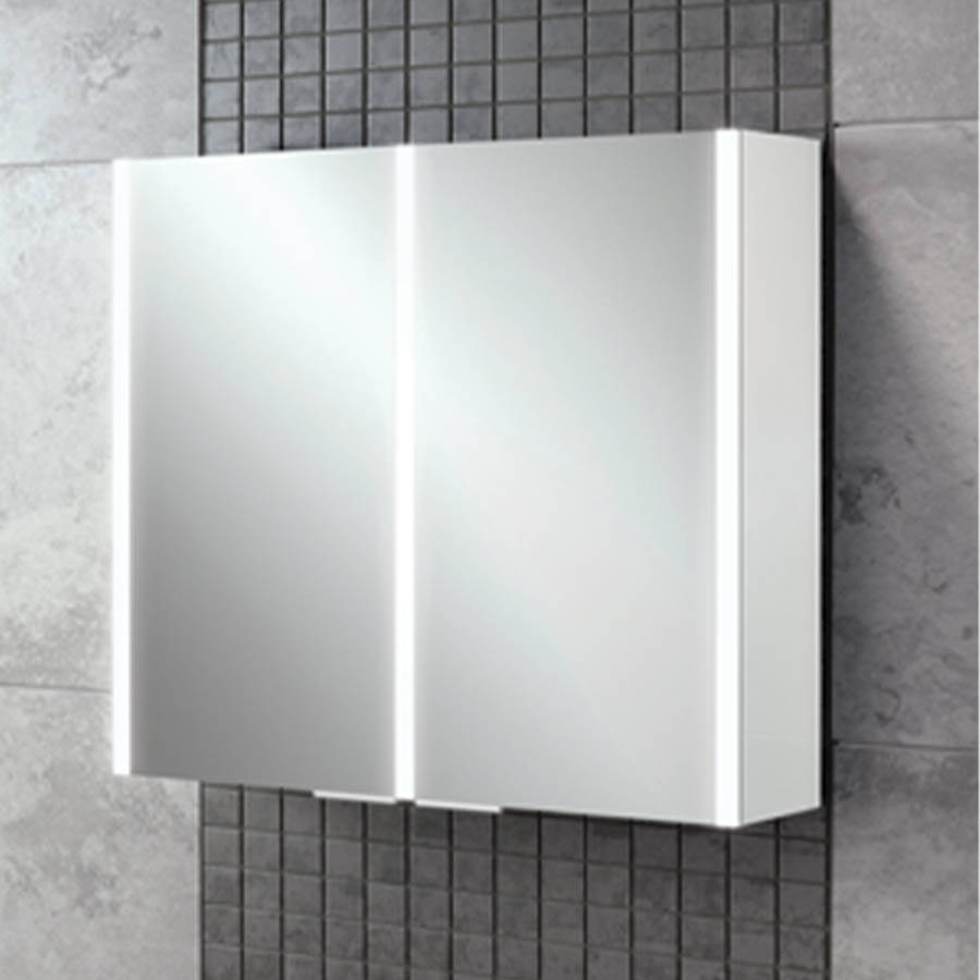 HiB Xenon 80 LED Mirror Cabinet