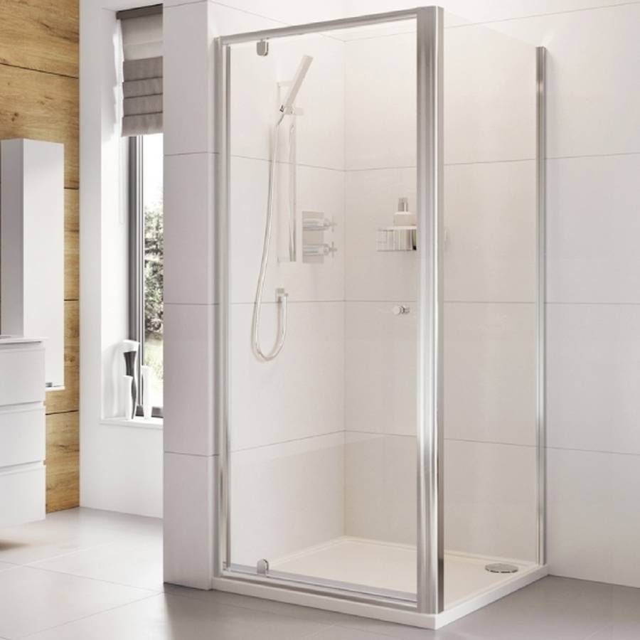 Roman Haven 700mm Pivot Shower Door with side panel