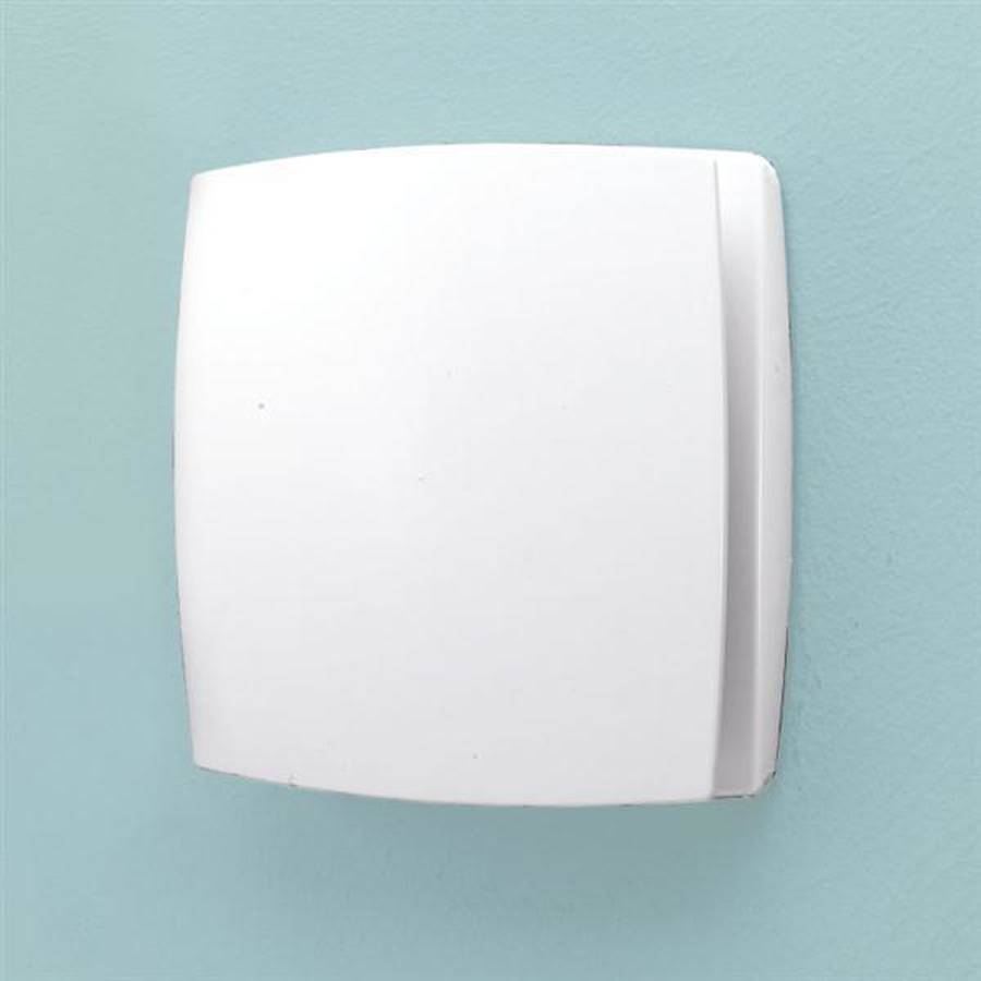 HiB Breeze Wall Mounted White Extractor Fan with Timer & Humidity Sensor