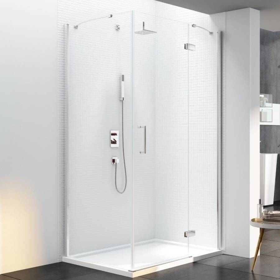 Merlyn 6 Series 800+ Frameless Hinge & Inline Shower Door