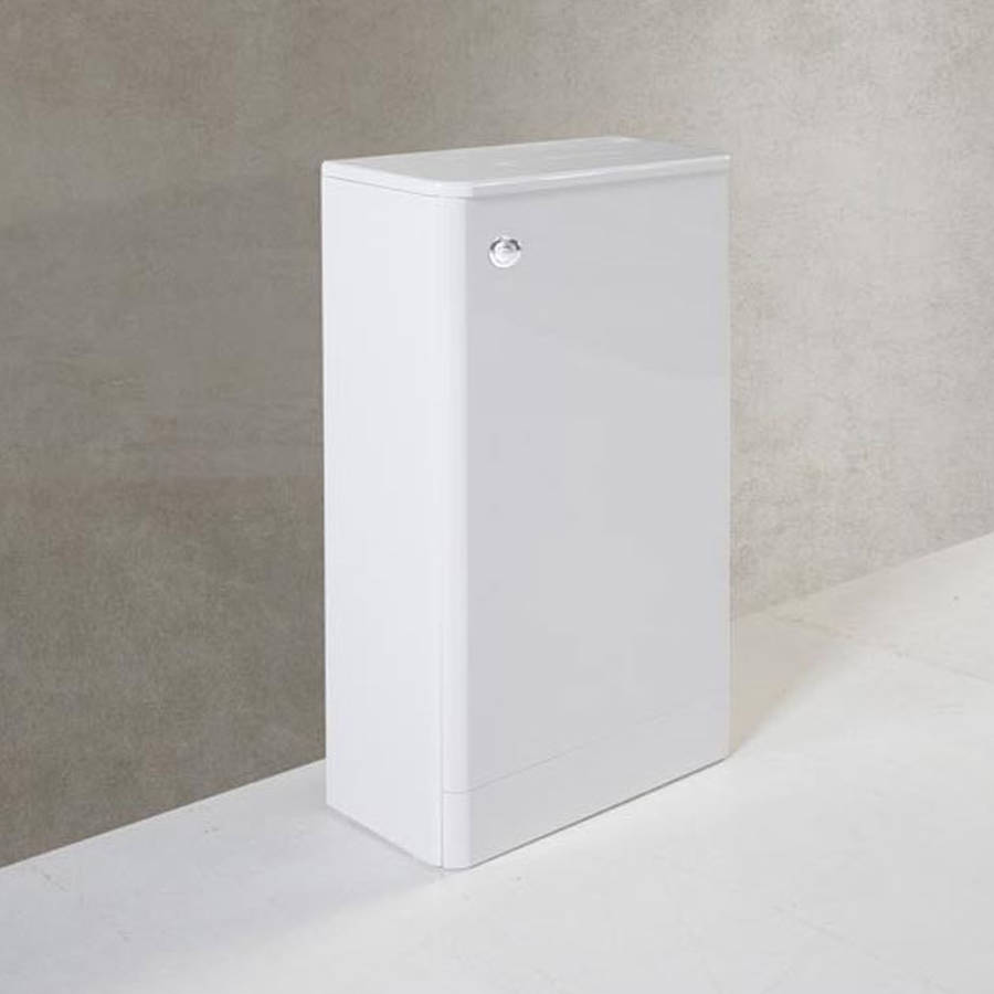 Kartell Options 500mm White WC Unit with Concealed Cistern
