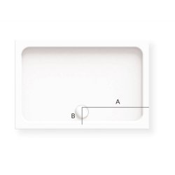 Kudos Kstone 1500x900mm Gloss Rectangle Shower Tray
