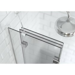 Kudos Inspire 6mm LH Three Panel In Folding Bath Screen