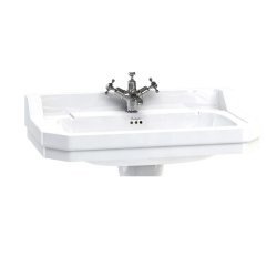 Burlington Edwardian 800mm One Tap Hole Basin Burlington Edwardian 80cm 1 Tap Hole Basin