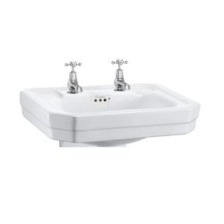 Burlington Victorian 610mm Two Tap Hole Basin Burlington Victorian 61cm 2 Tap Hole Basin
