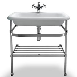 Burlington Natural Stone 750mm Rectangular Basin and Washstand
