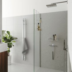 Smedbo Sideline Chrome Shower Basket
