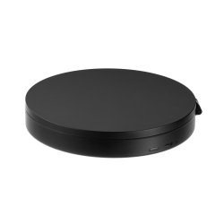Smedbo Outline Lite 120mm Black LED Travel Mirror