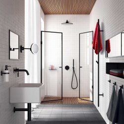 Smedbo Dry Black Electrical Tree Towel Warmer