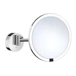 Smedbo Outline 215mm Chrome Wired Wall Mounted LED Mirror