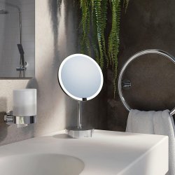 Smedbo Outline 215mm Chrome LED Makeup Mirror