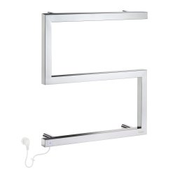Smedbo Dry Polished Stainless Steel Electrical S Model Towel Warmer