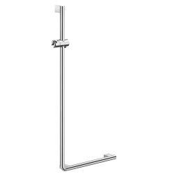 Smedbo Living Concept Chrome 1230mm LH L Shaped Shower Bar