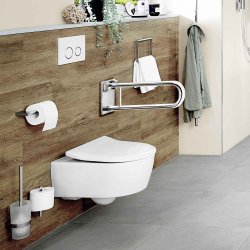 Smedbo Living Concept Chrome 700mm Foldable Grab Bar