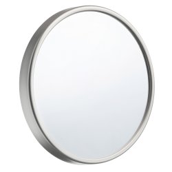 Smedbo Outline Lite 130mm Silver Makeup Mirror with Suction Cups