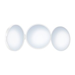 Smedbo Outline Lite 130mm White Travel Mirror