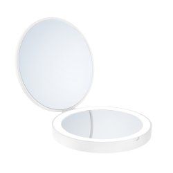Smedbo Outline Lite 120mm White LED Travel Mirror