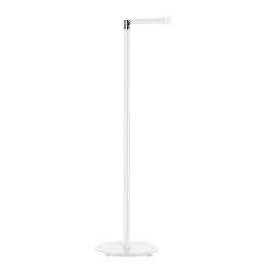 Smedbo Outline Lite White Circular Freestanding Toilet Roll Holder
