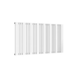 Reina Bonera 550x984mm White Mild Steel Horizontal Designer Radiator
