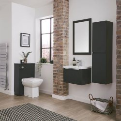 Kartell Kora 500mm Grey WC Unit