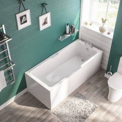 Beaufort Portland SE 1700 x 700mm 5mm Twin Grip Low Level Bath