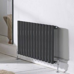 Kartell Aspen 600x1150mm Anthracite Double Designer Radiator