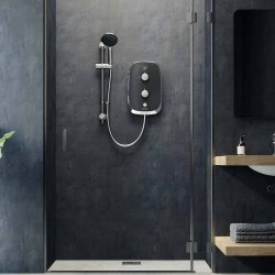 Aqualisa eMotion 8.5kw Space Grey Electric Shower