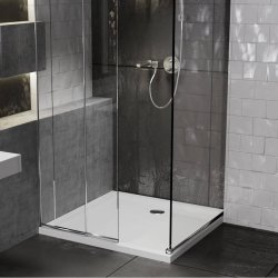 Roman Anti Slip 760mm White Square Shower Tray