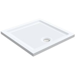 Roman Anti Slip 760mm White Square Shower Tray