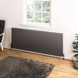 Eastbrook 600 x 1600mm Anthracite Type 11 Compact Panel Radiator