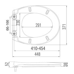 Scudo Universal PP Soft Close Toilet Seat