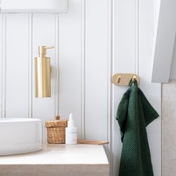 Smedbo Home Brushed Brass Soap Dispenser