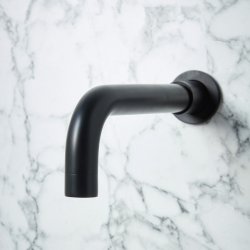 Scudo Core Black Wall Mounted Basin Mixer